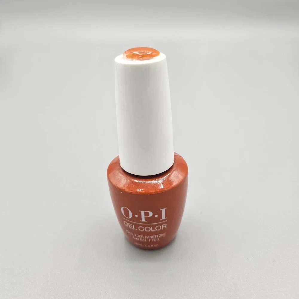 OPI GelColor Have Your‎ Panettone and Eat It Too Burnt Orange Gel Polish GC MI02